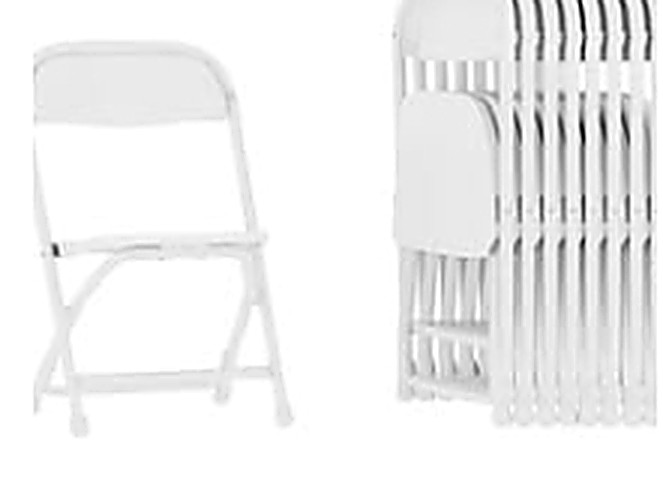 Kids chairs, white