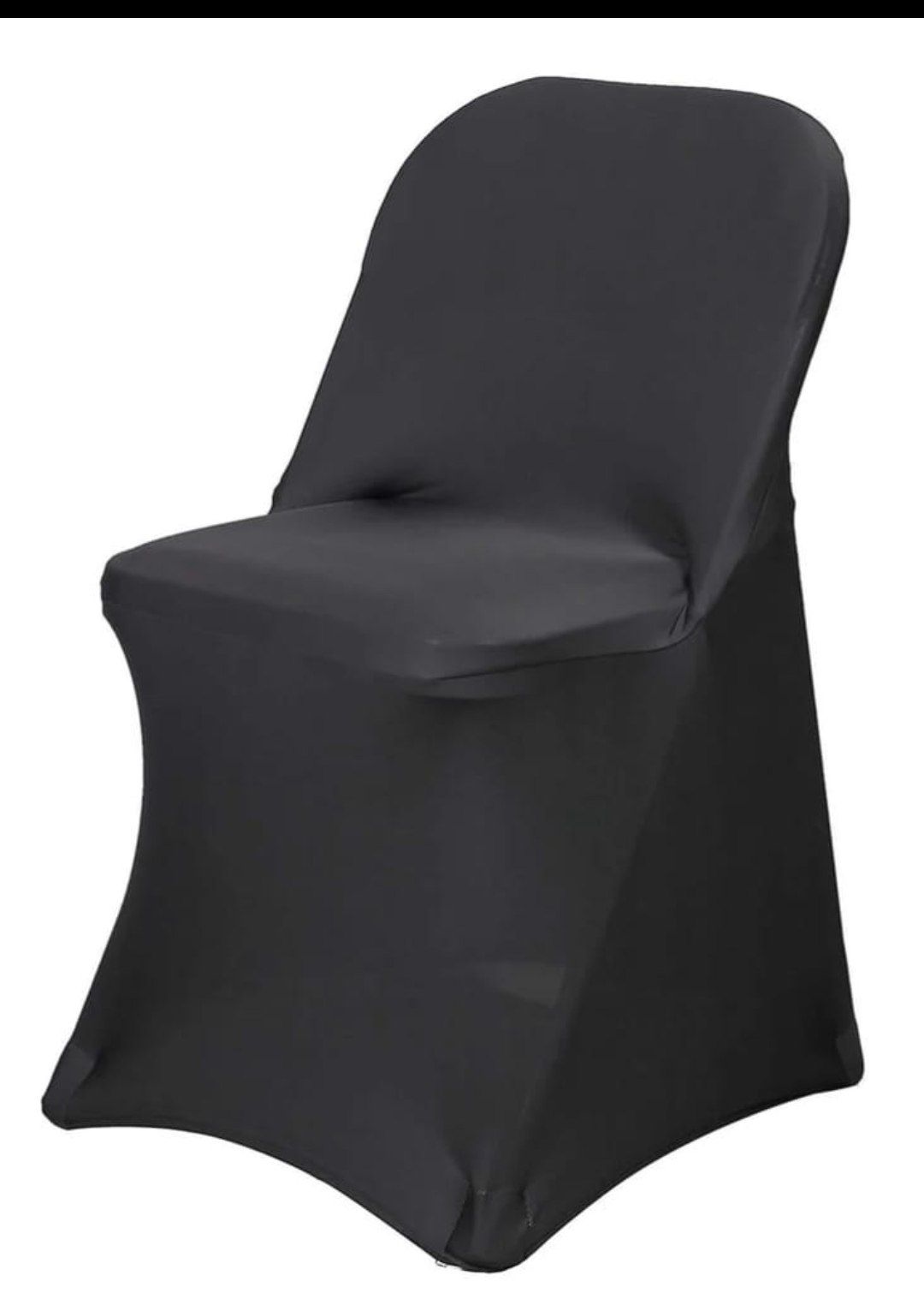 Black chair cover
