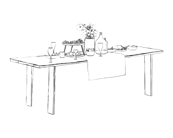 Tableware illustration