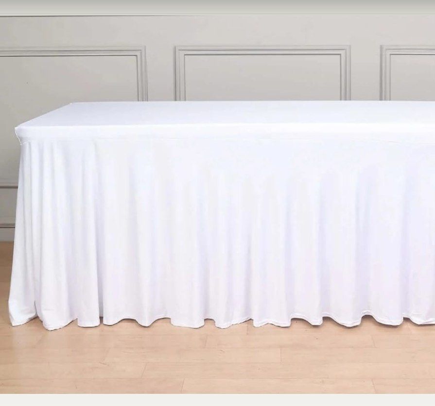 White tablecloth