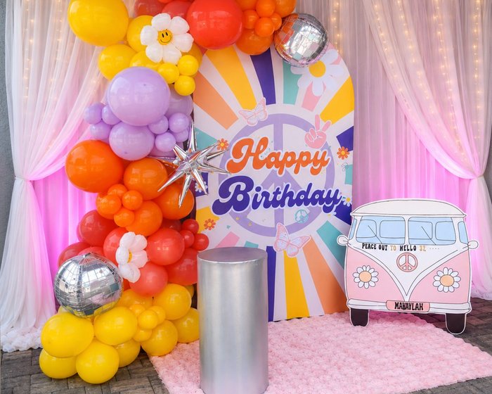 Birthday party setup