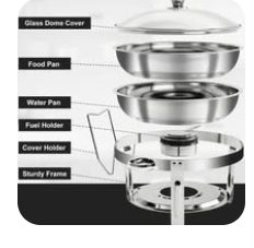 Chafing dish buffet set