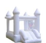 Mini White bounce house